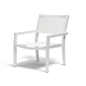 Sunset West - Naples Stackable Sling Club Chair - White - SW1101-21