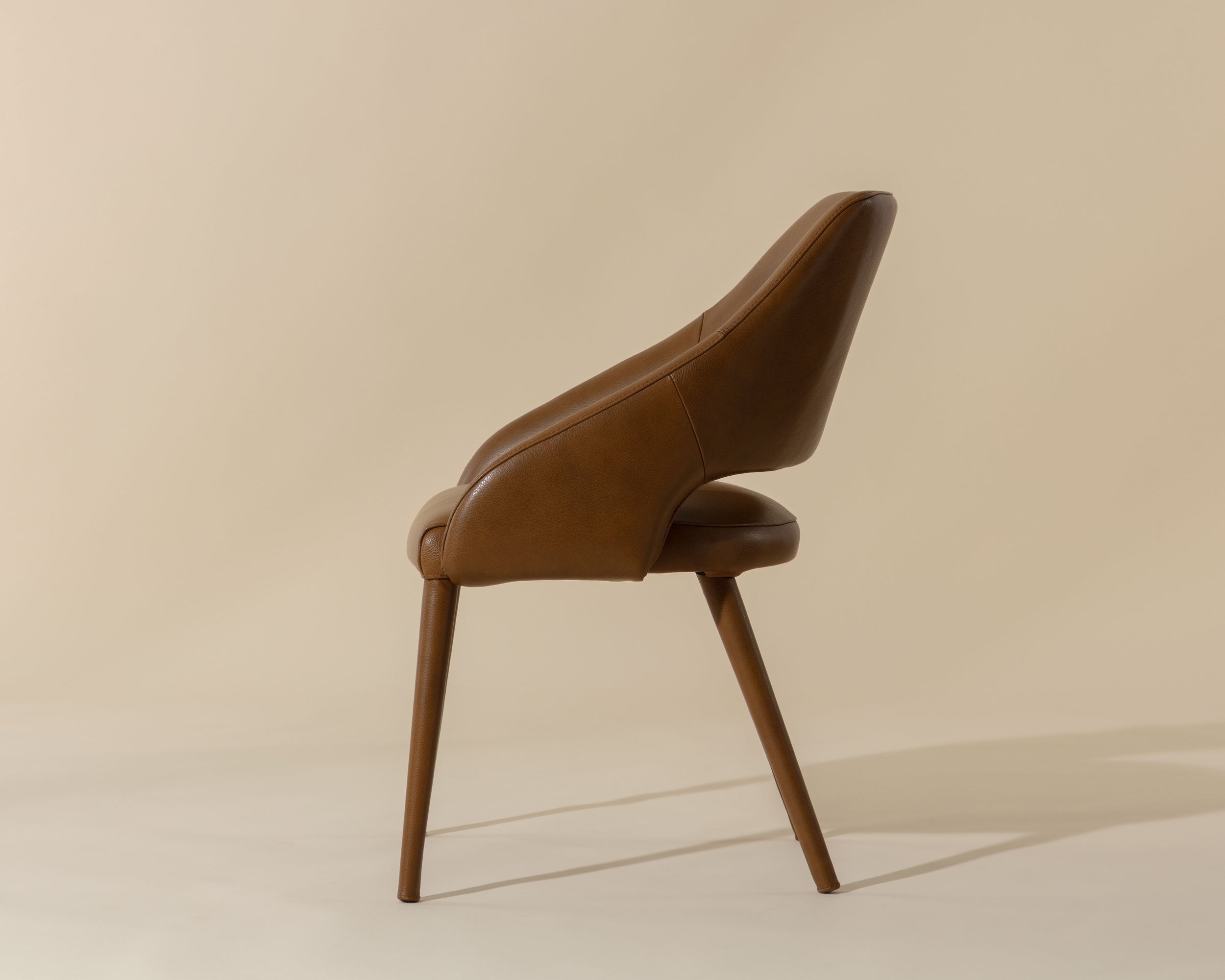 Galen Dining Chair - Missouri Cognac Leather