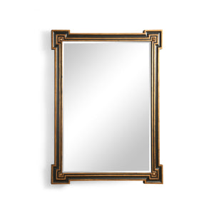 Chelsea House Richards Mirror - Black/Gold - 380934