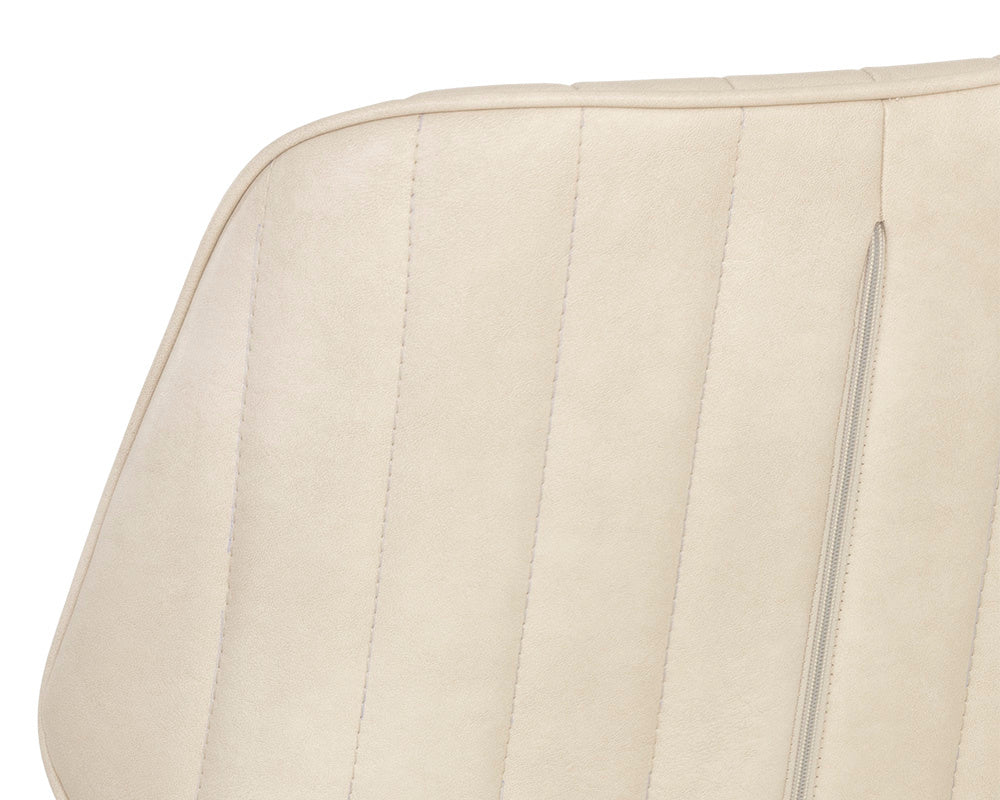 Clinton Dining Chair - Bronze  Bravo Cream