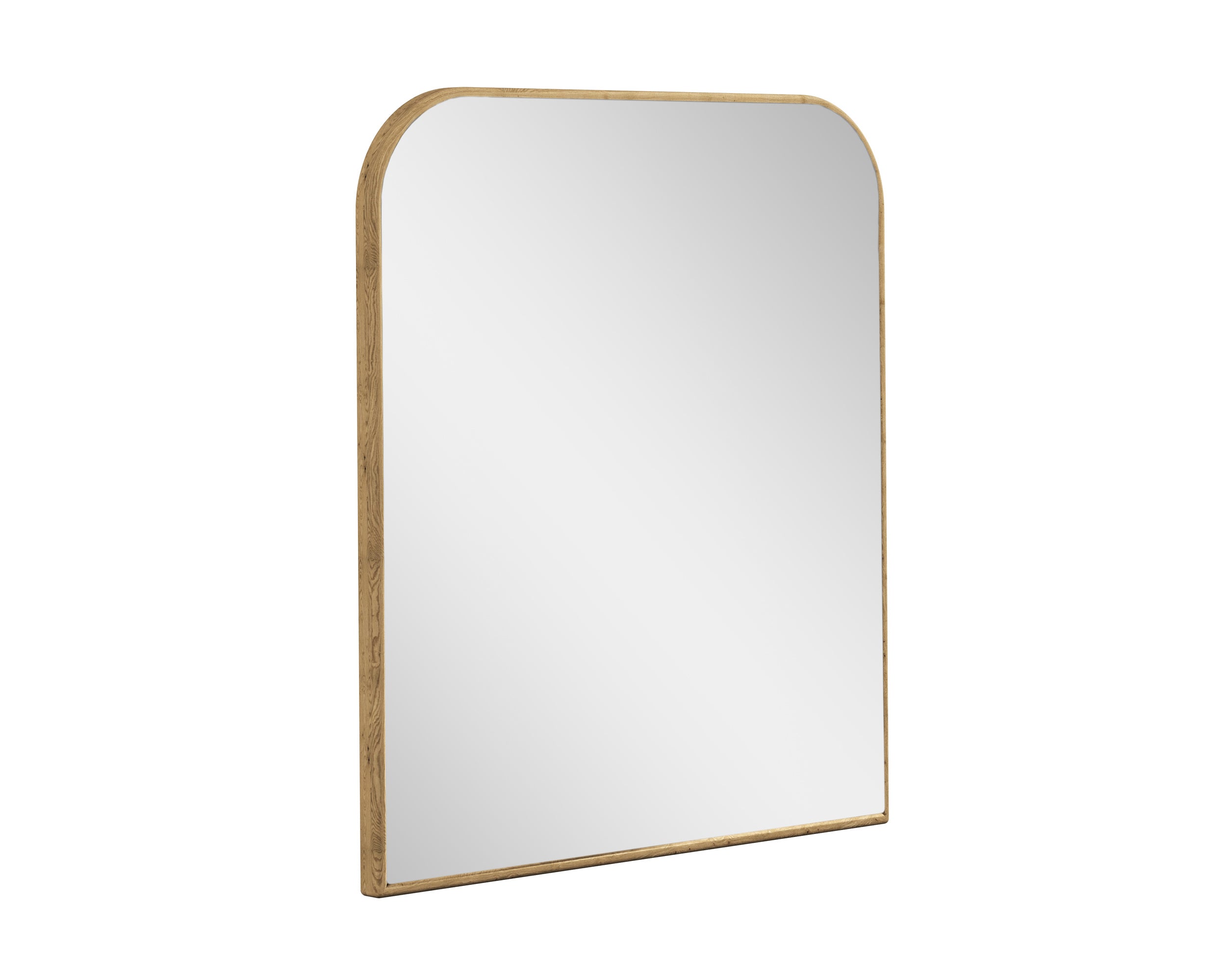 Calabasas Wall Mirror - Rustic Oak