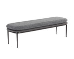 Koffi Bench - Gunmetal  Chacha Grey / Antonio Charcoal