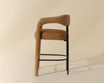 Mavia Counter Stool - Ludlow Sesame Leather