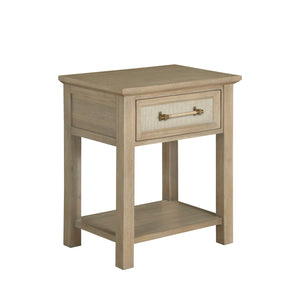 Gabby - Astwood Mahogany Wood Nightstand - 1 Drawer, Drift - SCH-176016