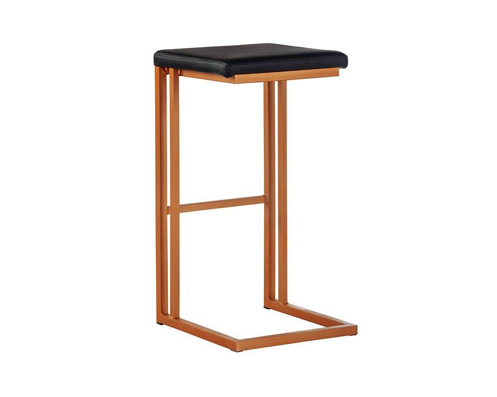 Boone Barstool - Champagne Gold  Onyx