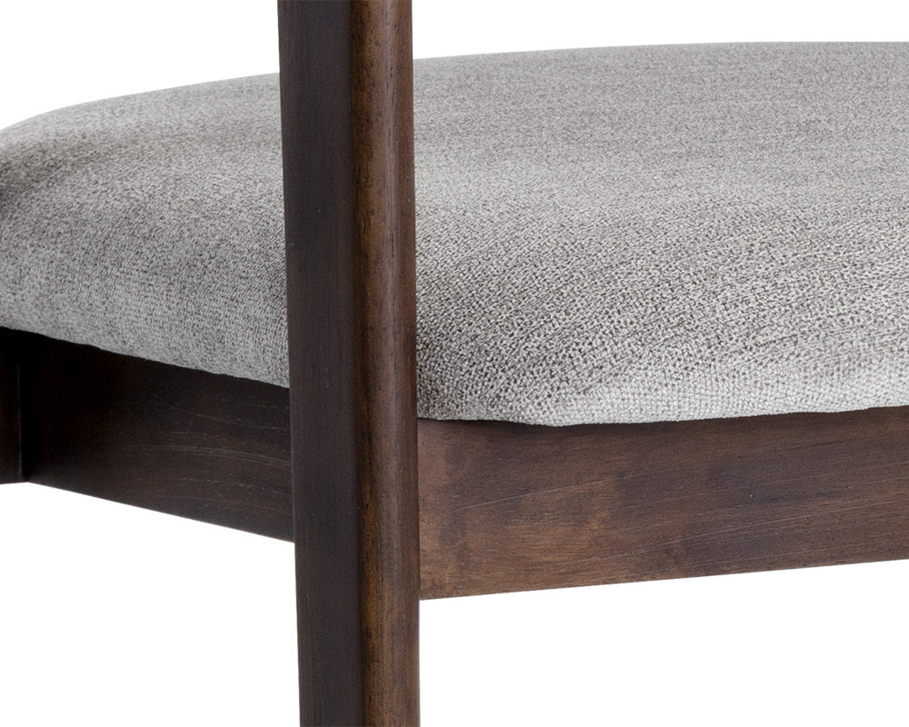 Milton Dining Armchair - Smoke Acacia  Polo Club Stone