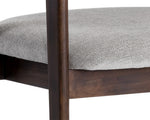 Milton Dining Armchair - Smoke Acacia  Polo Club Stone