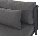 Ibiza Armless Chair - Charcoal  Gracebay Grey
