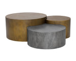 Neo Coffee Tables (Set Of 3) - Antique Brass