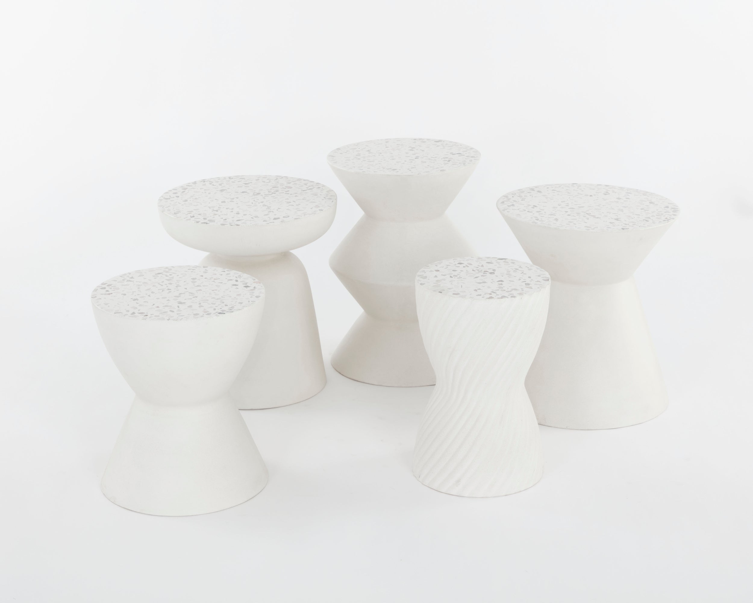 Lucida End Table - Terrazzo