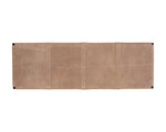 Elon Bench - Suede Light Tan Leather
