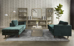 Faven Floor Lamp - Brass  White