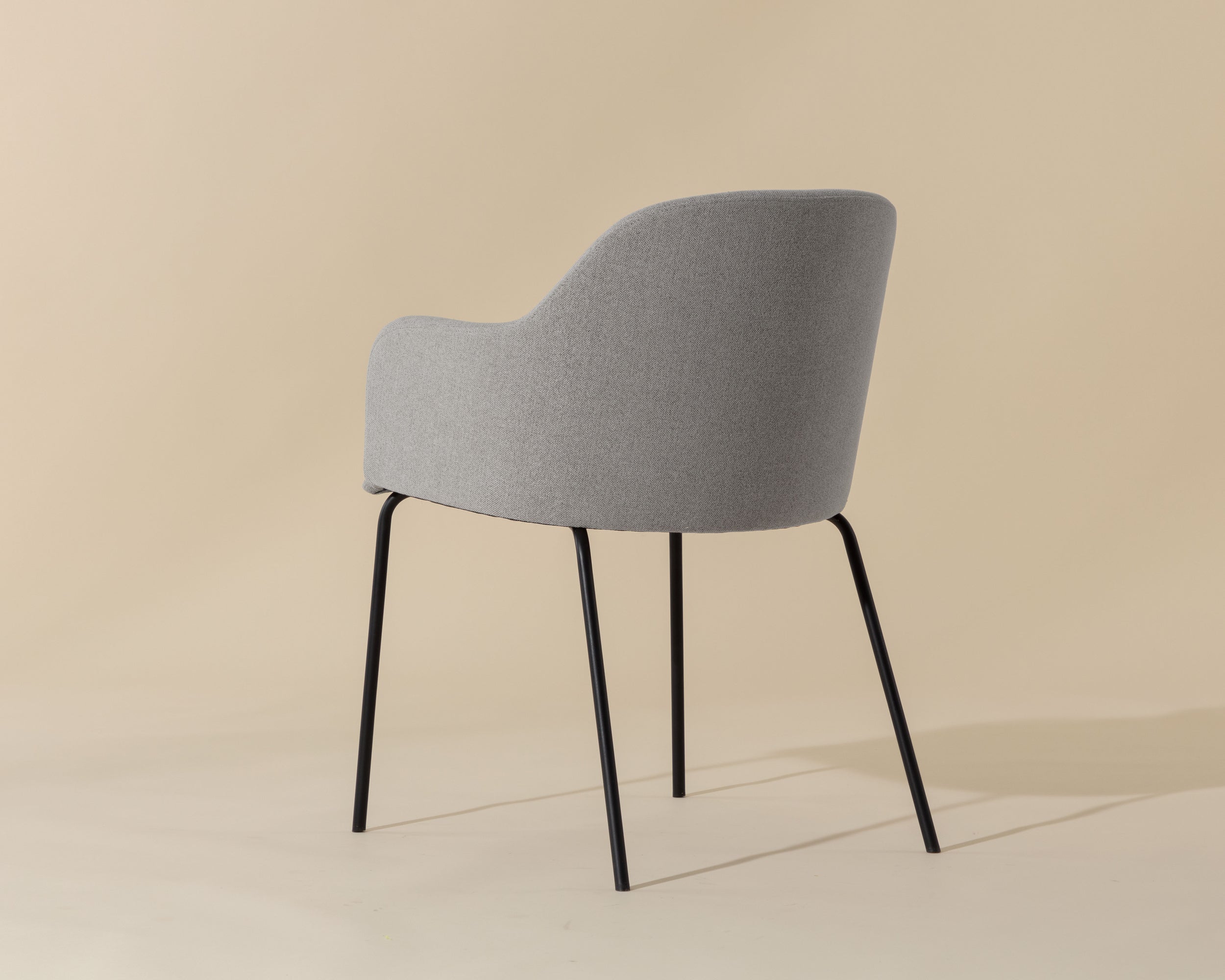 Hensley Dining Armchair - Mina Warm Grey