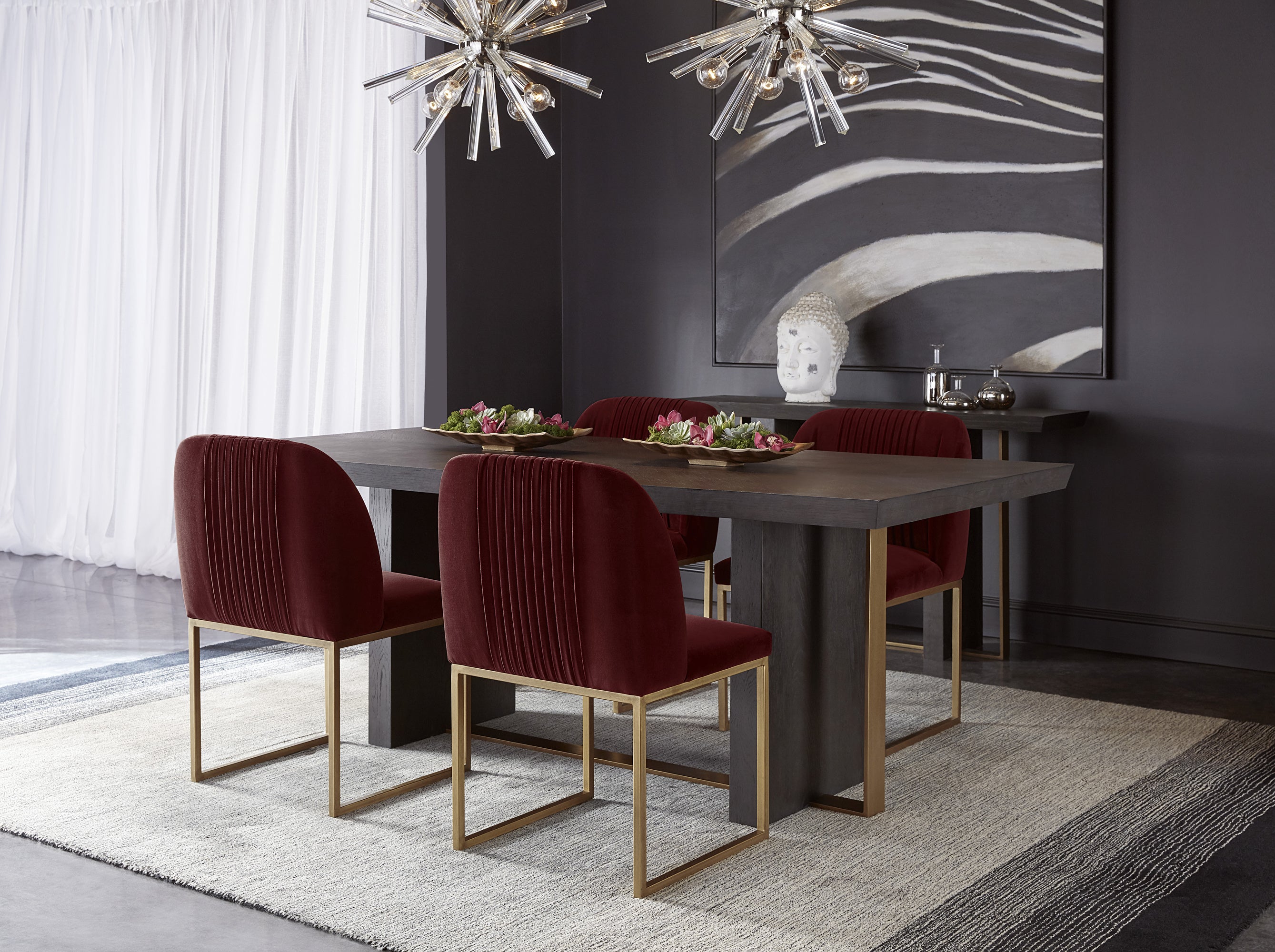Nevin Dining Chair - Merlot