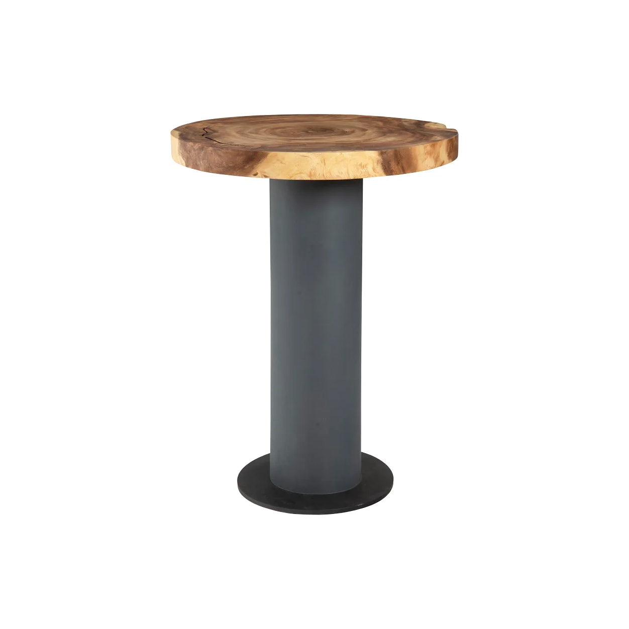 Phillips Collection Concrete and Chamcha Bar Table - Thumbnail 4