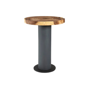 Phillips Collection - Concrete Bar Table, Chamcha Wood Top - TH78367