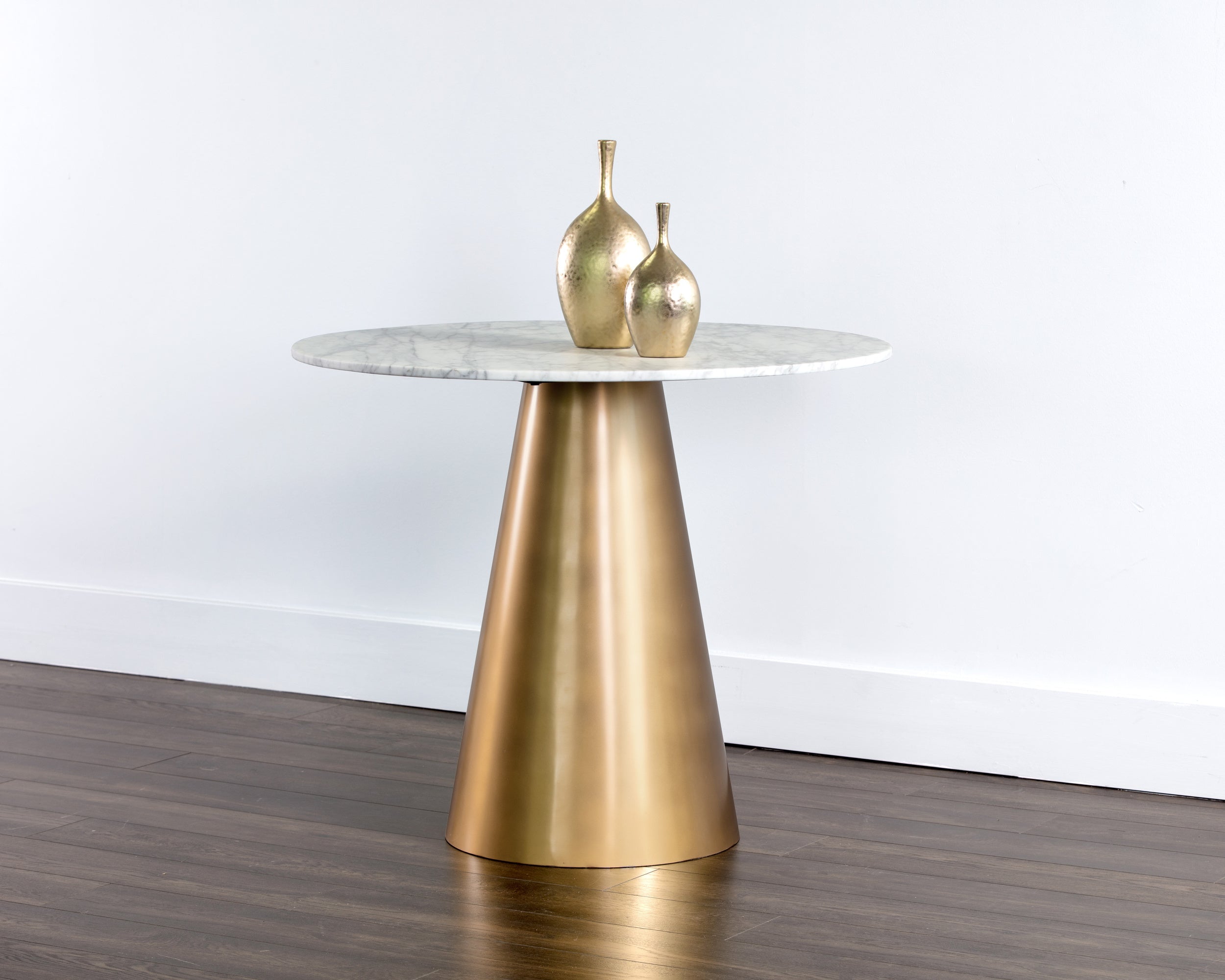 Damon Bistro Table - 35.5"  Gold