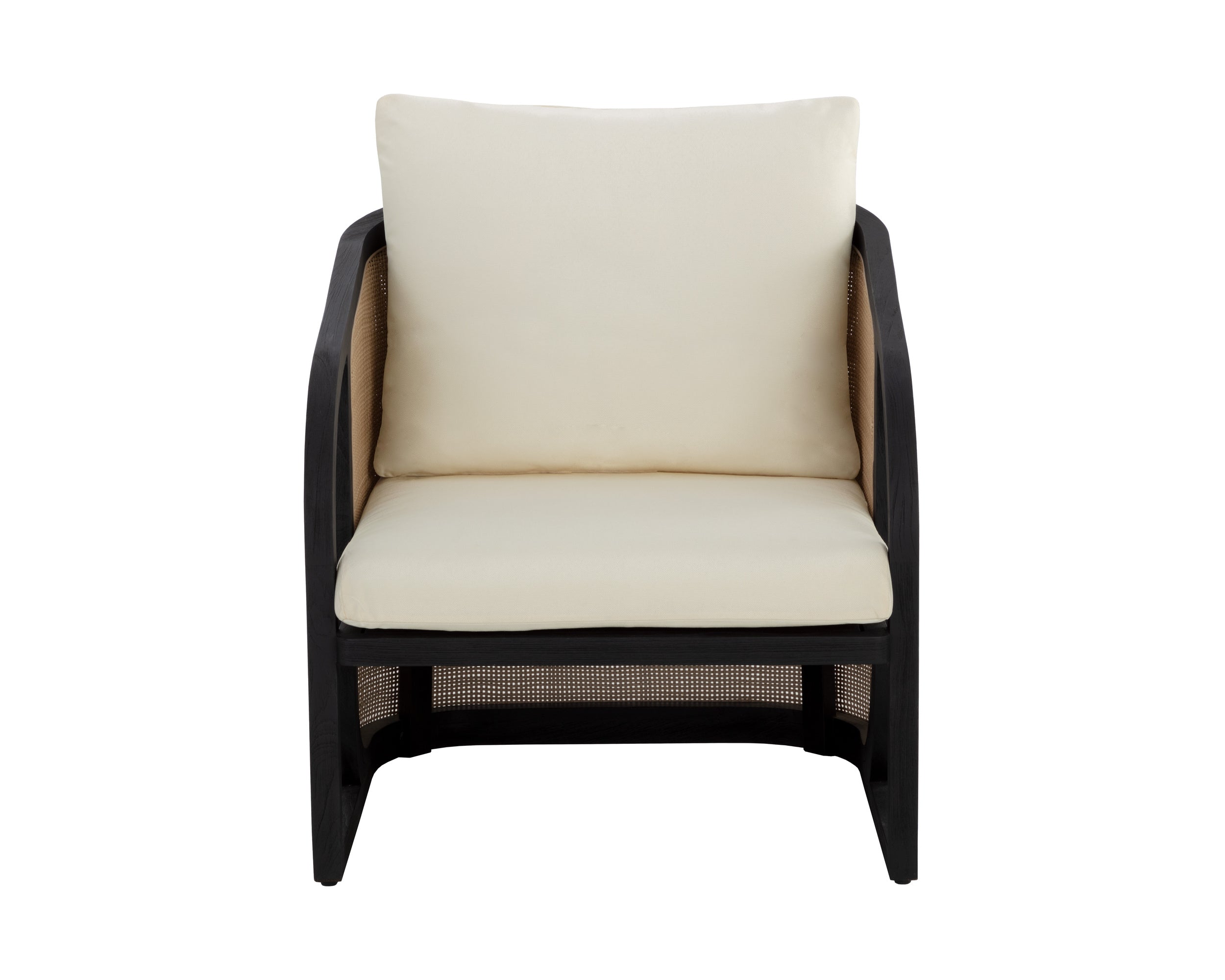 Palermo Lounge Chair - Charcoal  Stinson Cream