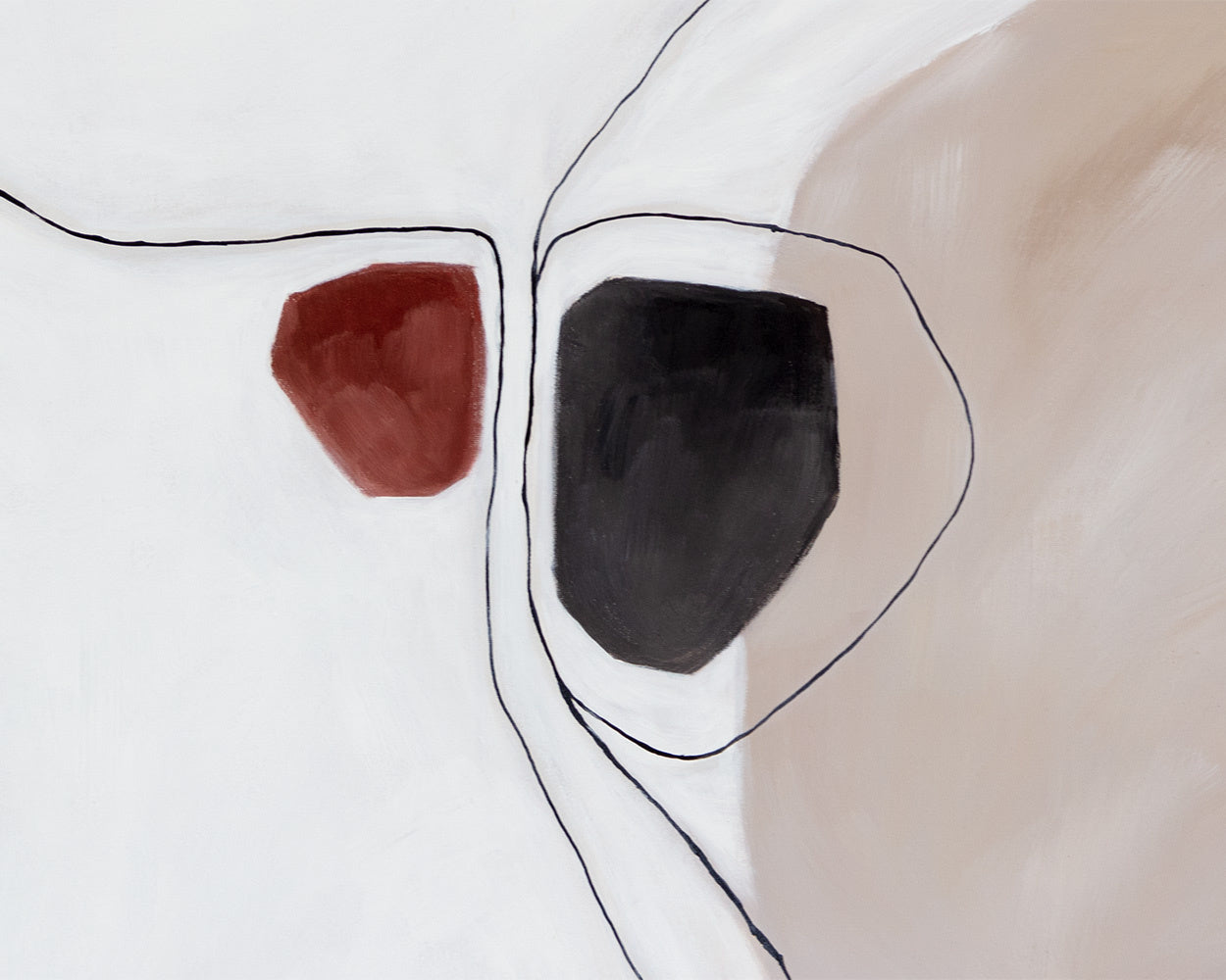 Connectivity - 72" X 48"  Natural Floater Frame