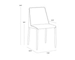 Renee Dining Chair - Armour Grey / Dark Slate