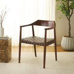 Safavieh Amycus Accent Chair, ACH1202 - Walnut/Cognac