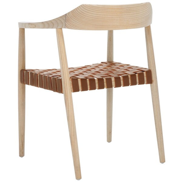 Safavieh Amycus Accent Chair, ACH1202 - Natural / Light Honey