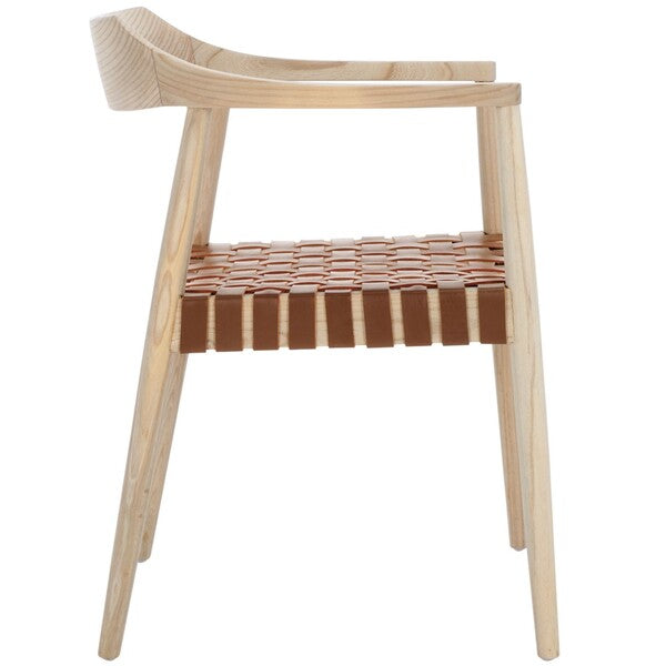 Safavieh Amycus Accent Chair, ACH1202 - Natural / Light Honey