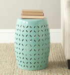 Safavieh Lattice Petal Garden Stool, ACS4509 - Robins Egg Blue