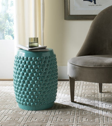 Safavieh Stella Nail Head Stool, ACS4530 - Light Blue