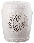 Safavieh Flower Drum Garden Stool, ACS4532 - Cream