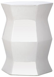 Safavieh Modern Hexagon Garden Stool , ACS4542 - White