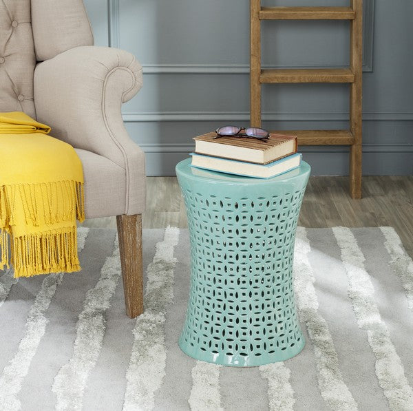 Safavieh Camilla Garden Stool, ACS4550 - Light Blue