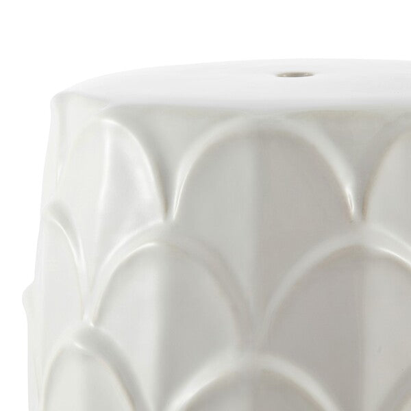 Safavieh Seina, 17 Inch, Cream, Ceramic Garden Stool, ACS4594 - Cream
