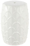 Safavieh Seina, 17 Inch, Cream, Ceramic Garden Stool, ACS4594 - Cream