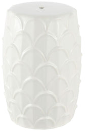 Safavieh Seina, 17 Inch, Cream, Ceramic Garden Stool, ACS4594 - Cream