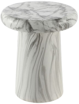 Safavieh Noldita, 15.75 Inch, Ceramic Garden Stool, ACS4607 - White Marble