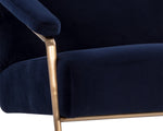 Tutti Lounge Chair - Abbington Navy