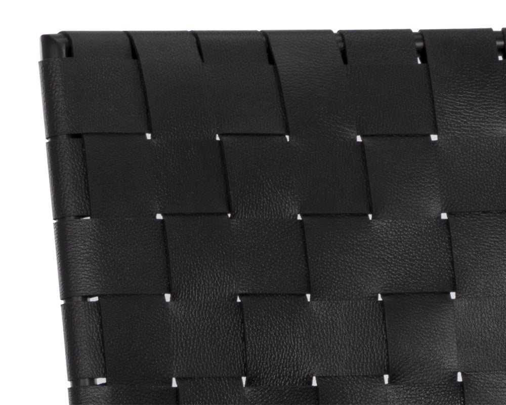 Omari Barstool - Black Leather