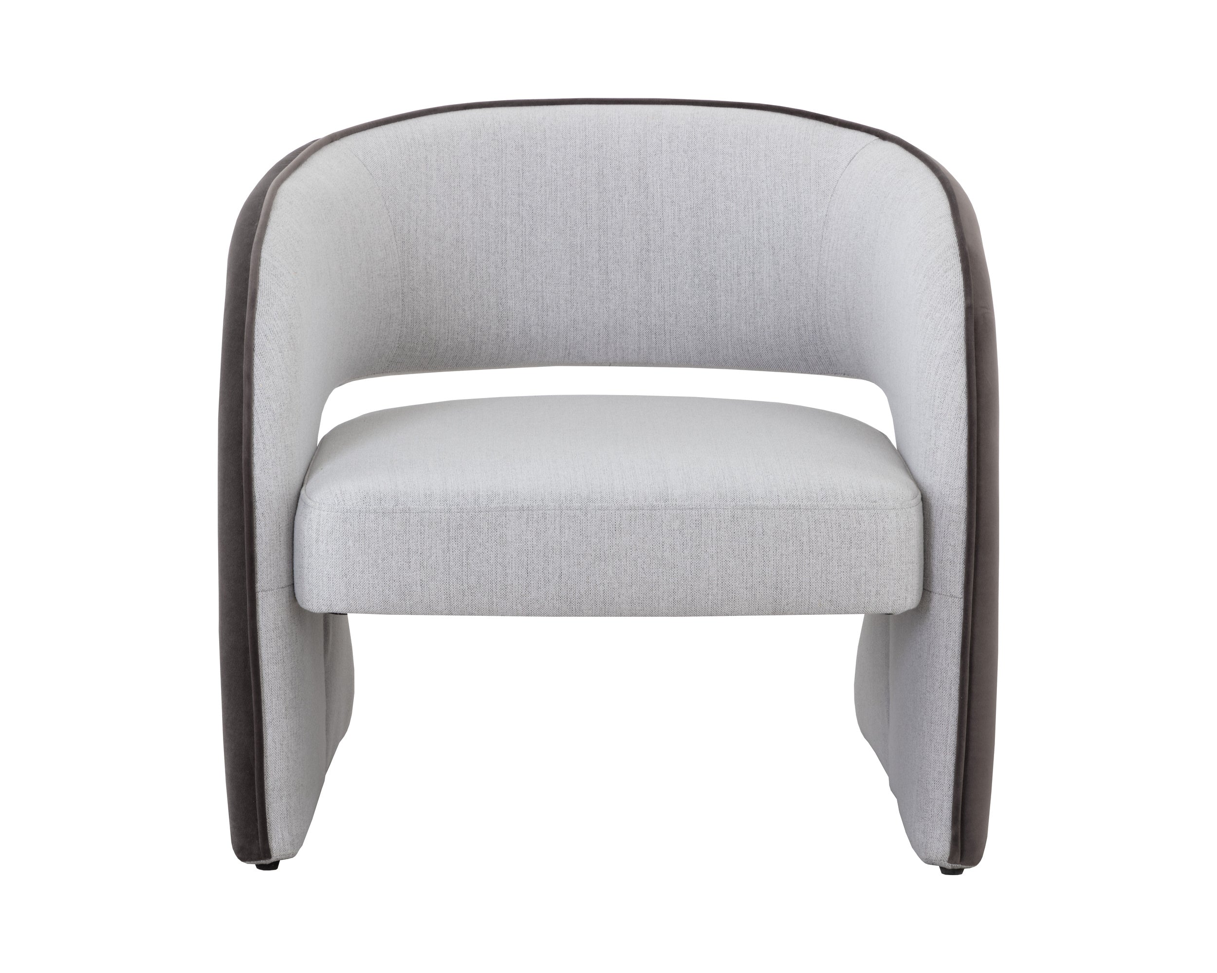 Rosalia Lounge Chair - Mina Light Grey / Meg Ash