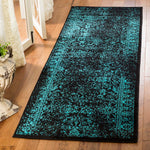 Safavieh Adirondack 109 Rug, Black, ADR109 - Black / Teal