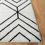 Safavieh Adirondack 241 Grey Rug, ADR241 - Light Grey / Black