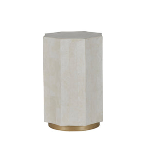 Gabby - Bellany Stonecast Resin Unique Pedestal Side Table - SCH-166165