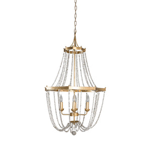 Gabby - Whitney Metal Vintage Gold Chandelier - SCH-153200