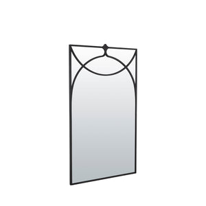 Gabby - Swan Rectangle Vanity Mirror - Black - SCH-168090