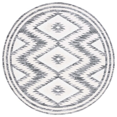 Safavieh Alamo 737 Rug, Alm737 - Ivory / Charcoal