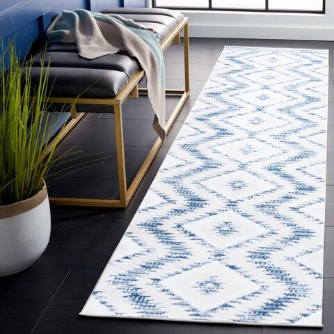 Safavieh Alamo 737 Rug, Alm737 - Ivory / Blue