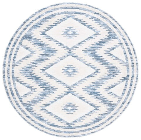 Safavieh Alamo 737 Rug, Alm737 - Ivory / Blue