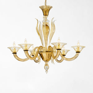 Decorative Crafts EMILIA Murano Glass Chandelier - OAU4-BW32