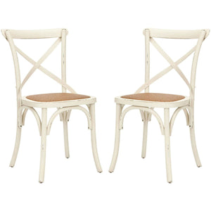 Safavieh Franklin 18''H X Back Farmhouse Chair (Set Of 2), AMH9500