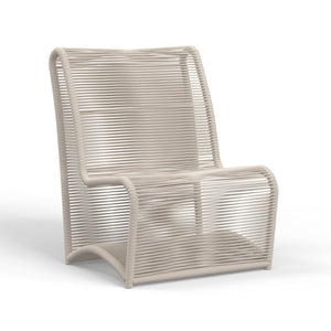 Sunset West - Sand Armless Club Chair - Medium Wood Finish - SW4922-21
